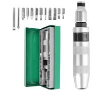 Destornillador, Herramientas De Reparación Destornillador Impacto 7/13 Piezas Juego Destornilladores Reversibles Quitar Sujetadores Oxidados O Pernos Congelados Kit Manual(7PCS)