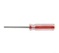 Destornillador hexagonal para reparación de electrónica y juguetes, herramienta de mano hexagonal de cabeza plana de acero con agarre rojo, tamaños de precisión de 1,5 mm a 6,0 mm para modelos de
