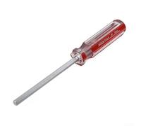 Destornillador hexagonal para reparación de electrónica y juguetes, herramienta de mano hexagonal de cabeza plana de acero con agarre rojo, tamaños de precisión de 1,5 mm a 6,0 mm para modelos de