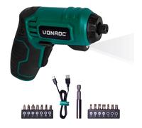 Destornillador inalámbrico 4V | Incl. juego de 14 pcs. de puntas