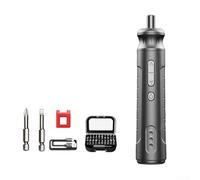 Destornillador Inalámbrico Negro con Control Torque Ajustable(C) | para compacto, recarga USB, para ideal reparación hogar, montaje muebles, electrónico