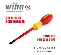 Destornillador Phillips Wiha 35394 PH2 SlimFix SoftFinish 1000V VDE Electricista