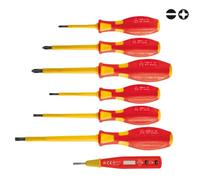 Destornilladores aislados de 1000V con serie de 7 piezas Serie profesional Valex