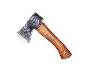 Destral Agelsjön forjada a Mano de 235mm Hecho de Acero Sueco I Hultafors I Hecho en Suecia I Hacha 775g Mango de Madera de Nogal Americano y Funda Protectora de Cuero I para reafilar I 841760