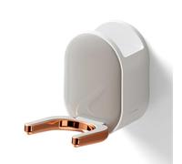 Desuibao Secador de pelo montado en la pared para baño con organizador y gancho de enchufe, soporte adhesivo para secador de pelo, soporte para secador de pelo, soporte para secador de pelo, soporte