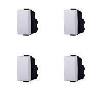 Desviador compatible Bticino Matix 1p 16 A color blanco 4 unidades