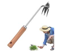 Desyerbador Manual Quitamalas Manual 3 Dientes | Arrancador De Malas Hierbas Para Huerto Invernadero Plantas En Macetas Arriate De Flores Granja Patio Trasero Césped Jardín