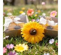 detalles boda para invitados, girasol personalizadas Detalles Comunion, Bautizo, Boda,Invitados, como regalo recuerdos (10, 20, 30, 50, 100, 150 opciones disponibles en la sección personalizada)