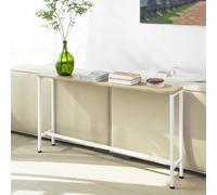 Detalles sobre este artículo [Diseño robusto y durabilidad] Esta mesa consola está hecha de MDF y metal de alta calidad, lo que la hace robusta y duradera. Con su construcción estable, es adecuado