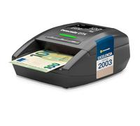 Detectalia D7X - Detector de billetes falsos con 7 sistemas de detección y 100% fiabilidad para 6 divisas EUR, GBP, CHF, PLN, CZK y SEK - 14 x 12 x 6 cm