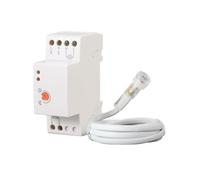 Detector con sensor crepuscular para montaje en carril DIN
