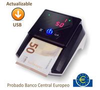 Detector y contador q-connect de billetes falsos con cargador electrico puerto usb actualizacion de divisas - KF14930-N2