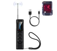Detector de Cámaras y Micrófonos Ocultos - Detector de Dispositivos Inalámbrico con Detección de GPS y Señales RF Grabación Antiespía Dispositivos de Escucha inalámbricos para Hogar, Oficina y Hotel