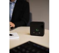 Brennenstuhl medidor de CO2 C2M L 4050 / Detector de dióxido de Carbono para controlar la Calidad del Aire (Detector de CO2 con Pantalla LED y señal de Alarma, In atería Recargable y Cargador)