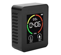 Detector de CO2 portátil: Mini y Práctico, Sensor TVOC, Mini Monitor de Dióxido de Carbono de Calidad del Aire, Monitor de CO2 de Temperatura y Humedad para Viajes, Casa, RV y