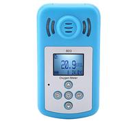 Detector de Concentración de Gas Portátil (O2) Detector de Gas con Pantalla Digital 803 en Color Azul con un Rango -10 ℃ ~ + 50 ℃