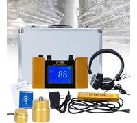 Detector de fugas de agua, monitor de fugas multibanda con pantalla digital, sensibilidad y volumen ajustables para sistemas de calefacción de tuberías y suelos
