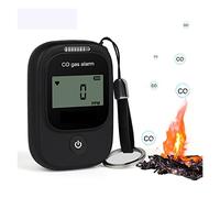 Detector de Gas Vehículo Detector Portátil de Monóxido de Carbono Analizador de Gas Monitor Medidor CO Medición 0-1000PPM