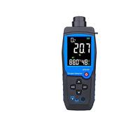 Detector de Gases, Medidor de oxígeno Digital Detector Gas O2 Alarma luz Sonido Monitor Calidad del Aire con Pantalla LCD Temperatura(AT8100)