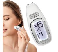Detector de humedad de la piel - Probador facial LCD digital de 10,5 x 6,8 x 2,5 cm, analizador de piel portátil ABS, herramienta de medición de de agua con función de impermeabilidad IPX4 | Ga