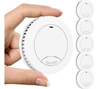Detector de humo Aroha Safety Pro Mini – Batería de larga duración (10 años) – Pack de 5 unidades