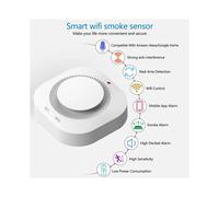 Detector de Humo Tuya Zigbee, Sensor de Alarma de Humo para el Hogar, Alarma Inteligente Contra Incendios para la Protección de Seguridad en el Hogar