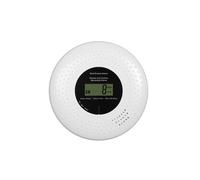 Detector de Humo y Monóxido de Carbono Tuya ZigBee 2 en 1 Alarma de Gas CO Inteligente 85dB Sirena App de Seguridad Sensor de Monitoreo Remoto