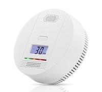 Detector de Humo y Probador de monóxido de Carbono de sensibilidad Detector de monóxido de Carbono Alarma de Humo ABS para Alarma de Incendio en hogar