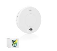 Detector de Humos Smartwares - Etiqueta Q - Batería sellada 10 años - Sensor óptico - Indicadores Luminosos - Botón de Prueba - Función silenciosa - FSM-12001