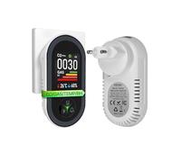 Detector de Monóxido de Carbono y Gases con Enchufe - Detector de CO 4 en 1