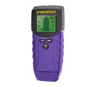 Detector de montantes y humedad 2 en 1 Ermenrich Ping TM100 Base color 19x9x3 cm.