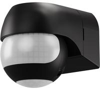 Detector de movimiento de 2 zonas, inclinable/giratorio, negro, para m