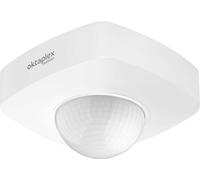 Detector de movimiento de techo Oktaplex, alcance de 360°, grado de protección IP65, para montaje en superficie, apto para uso en interiores y exteriores, 230V, color antracita