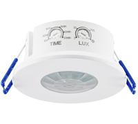 Detector de movimiento instalación en techo detector de movimiento de techo empotrado 360° IP65 interior exterior habitación húmeda LED adecuado blanco