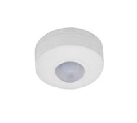 Detector de Movimiento IP20 Blanco 4x8x8 cm, 360º, Alcance hasta 6 m - Ideal para Seguridad y Control de Acceso en Interiores.