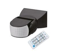 Detector de Movimiento Maclean PIR, Infrarrojos, con Mando a Distancia, máx. 1200W (lámpara incandescente), máx. 300W (LED), MCE241 (Negro)