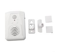 Detector de movimiento PIR Alarma USB MP3 Audio 4 m Alcance | Tecnología PIR, detección de 4 m, soporte de audio MP3, USB o compacto, color blanco