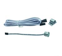 Detector de movimiento PIR con cable de extensión de 5 m para luz LED de escalera, 12 V/24 V, rango de detección de 120°, interruptor automático de encendido/apagado (cable)
