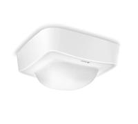 Detector de presencia Steinel, infrarrojos pasivos, para montaje en superficie, IP54, alcance de 360°, máximo: 24 x 24 metros (576 m²), modelo 064327
