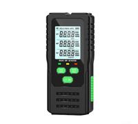 Detector de radiación electromagnética 3 en 1 para campo eléctrico, campo magnético y señales RF 5G, medidor EMF con alarma de sonido/luz y pantalla retroiluminada para oficina en casa (RD630C)