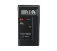 Detector de radiación electromagnética Medidor EMF 50Hz-2000MHz Probador de campo RF profesional de mano para equipos industriales de oficina en casa Negro