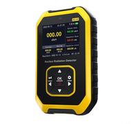 Detector de radiación nuclear para contador GEIGER con valor de alarma ajustable Tres modos de alarma Detección de radiación ionizante en tiempo real Inglés chino (amarillo)