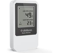 Detector de radón, monitor de calidad del aire, monitor de radón inalámbrico con pantalla para la monitorización a corto y largo plazo, analizador de radón, medidor de radón, equipo de medición de rad