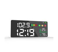 Detector de ruido, DM165A-WIFI Sonómetro, detector de ruido, reloj de pared, medidor de temperatura y humedad,Analizador de sonido profesional