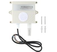 Detector de Sensor de CO2 Tecnología infrarroja de Alta precisión Medición Concentración Temperatura Transmisor de Humedad Comunicación 485 Larga Vida útil Carcasa de PVC