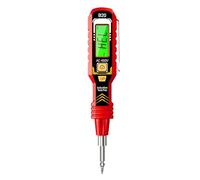 Detector De Voltaje | Comprobador De Continuidad Eléctrica - Herramienta de Prueba Multifuncional Resistente, Medidor Automático para Obra