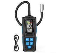 Detector digital de fugas HD02C para gases R22 R32 R134a - Sniffer de respuesta rápida con pantalla LCD y sonda flexible - Kit de mantenimiento de CA
