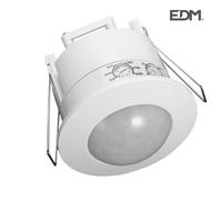 EDM Detector de movimiento empotrable 360° – alcance 6 m, 1200 W