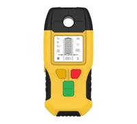 Detector para vigas metálicas Detector LCD Multifunción Alta Precisión | Detector Digital Cables Tuberías Corriente Para magnético, cables CA, viguetas, colgar cuadros, fontanería y Amarillo