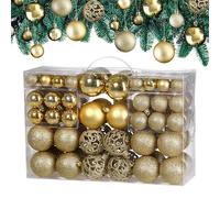 Bolas de navidad Doradas para árbol Set de 100